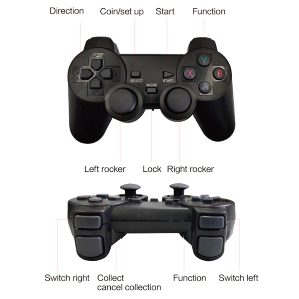 POWKIDDY B-01 64GB Storage Home Game Controller Game Box Wireless PSP Game Console Supports HD Video Output English Version POWKIDDY B-01 64GB Storage Home Game Controller Game Box Wireless PSP Game Console Supports HD Video Output English Version